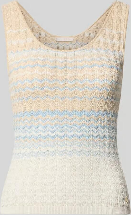 Guess Tricottop van viscosemix met ronde hals model 'ROSALYN' - Foto 2