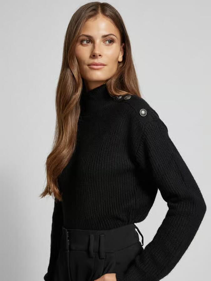 Guess Gebreide pullover met coltrui model 'ZYLEE' - Foto 2