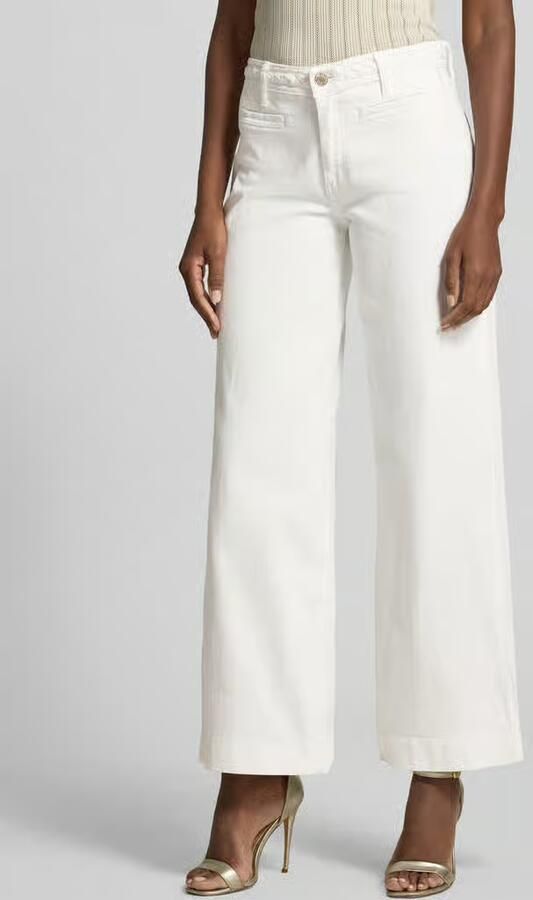 Guess Wide leg jeans met paspelzakken model 'ZOYA' - Foto 3