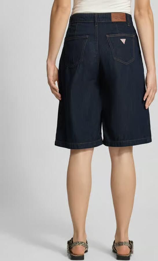 GUESS Jeans Bermuda s in 5-pocketmodel met labeldetail