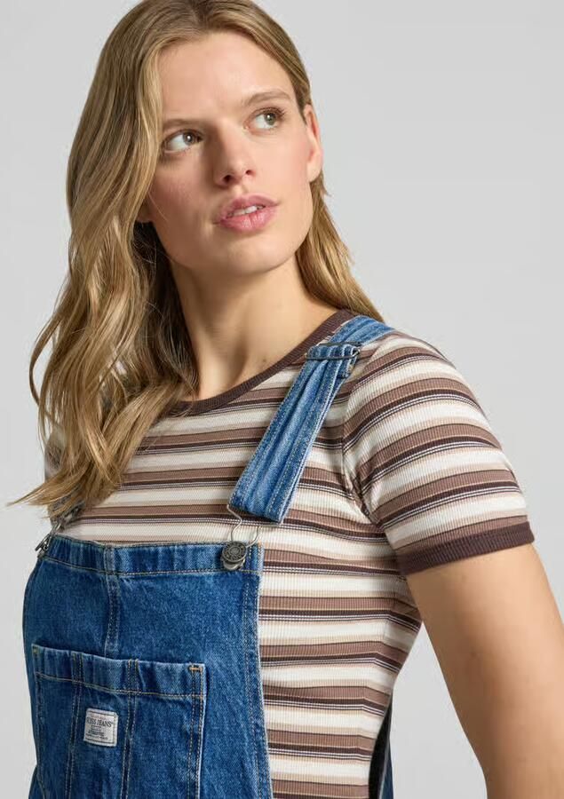 GUESS Jeans Denimjurk met borstzak en labeldetail