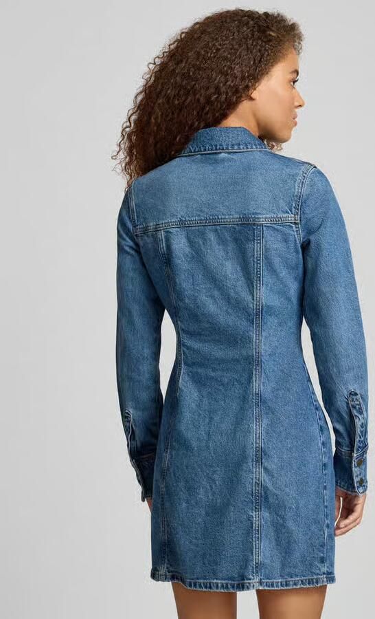 GUESS Jeans Jeansjurk met knoopsluiting