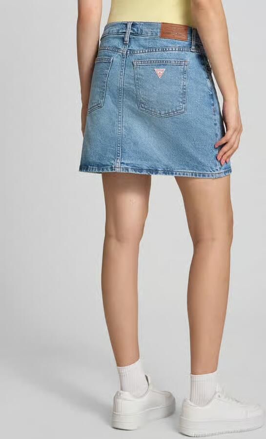 GUESS Jeans jeansrok met steekzakken - Foto 2