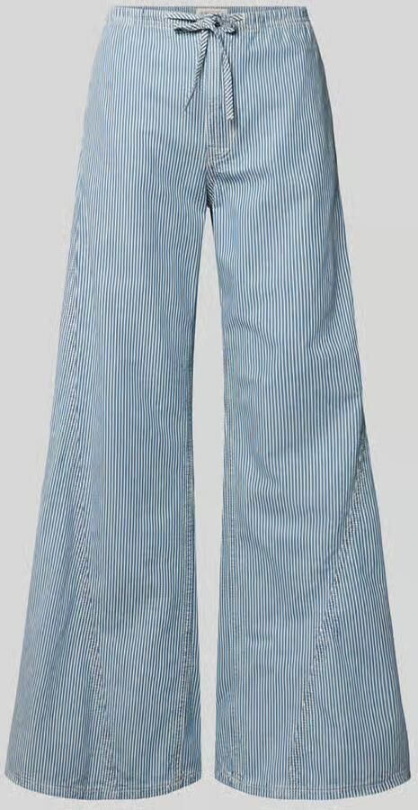 GUESS Jeans Joggingbroek met bindceintuur en steekzakken - Foto 2