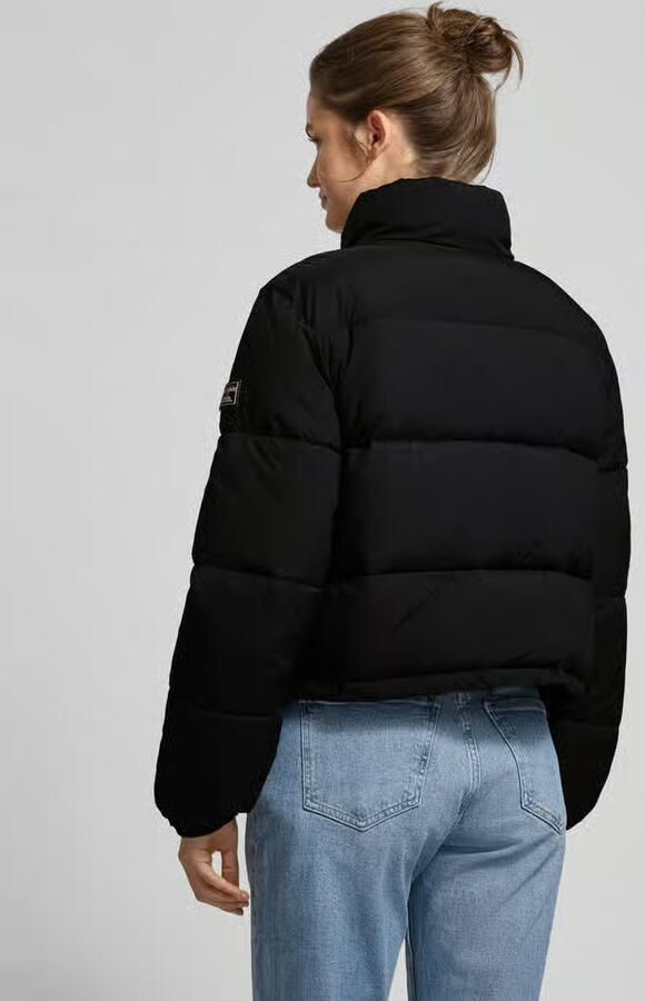 Guess Zwarte polyesterjas en -jas voor vrouwen Black Dames - Foto 4