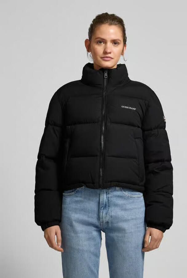 Guess Zwarte polyesterjas en -jas voor vrouwen Black Dames - Foto 3