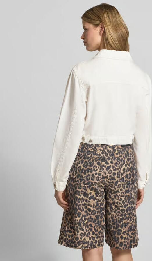 GUESS Jeans Kort jeansjack met borstzakken en labelpatch - Foto 2