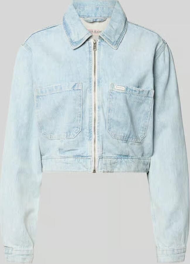 GUESS Jeans Kort jeansjack met ritssluiting - Foto 2