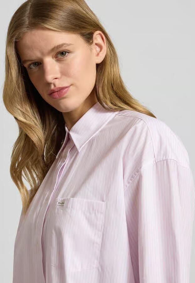 GUESS Jeans Oversized Overhemdblouse mit Borstzak