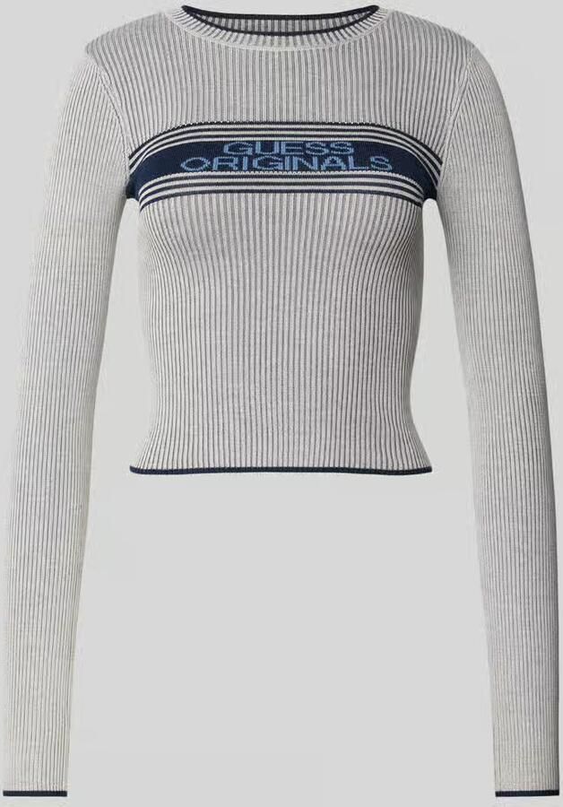 Guess Jeans Pullover met labelstitching model 'JACQUARD' - Foto 3
