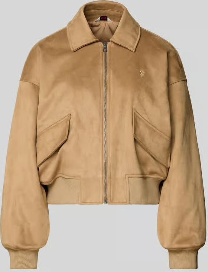 Guess Jeans Regular fit bomberjack met platte kraag