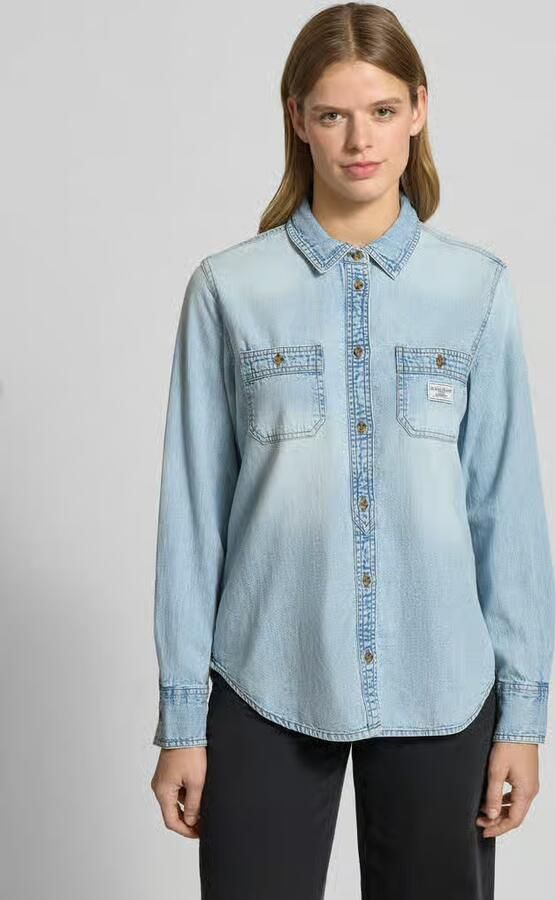 GUESS Jeans Regular fit jeansblouse met borstzakken en labeldetail - Foto 9