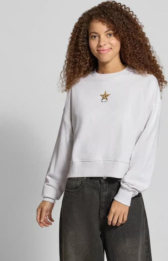 GUESS Jeans Relaxed fit sweatshirt van puur katoen met logo-print - Foto 2