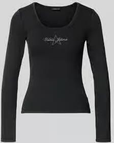 GUESS Jeans Shirt met lange mouwen met labeldetail - Foto 2