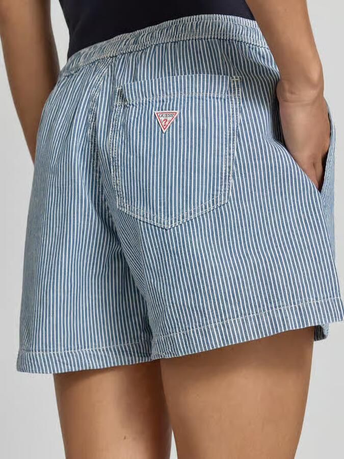GUESS Jeans Shorts met elastische boord en trekkoord
