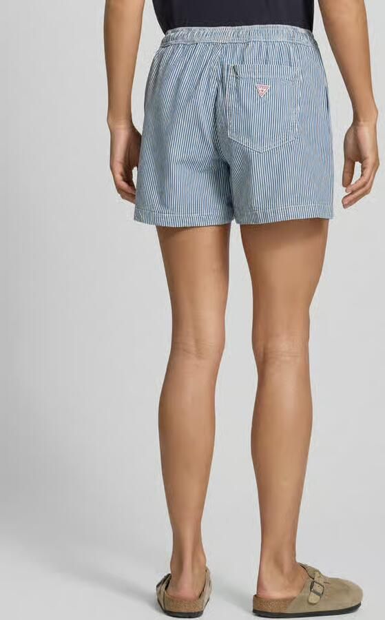 GUESS Jeans Shorts met elastische boord en trekkoord