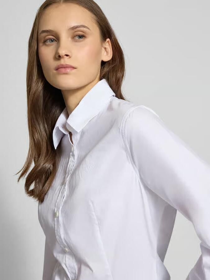 Guess Jeans Slim fit blouse met knoopsluiting