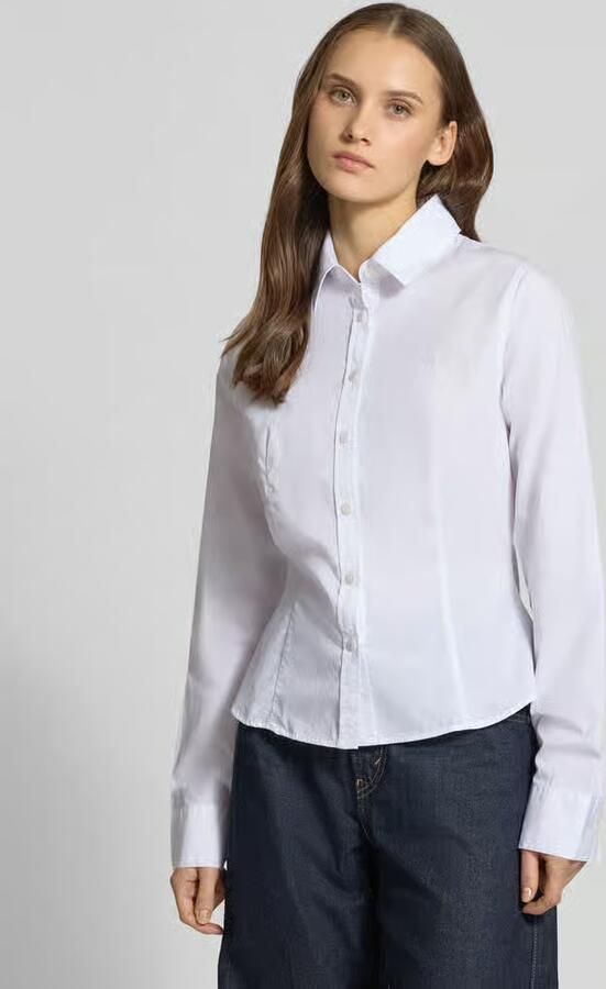 GUESS Jeans Slim fit blouse met knoopsluiting - Foto 2