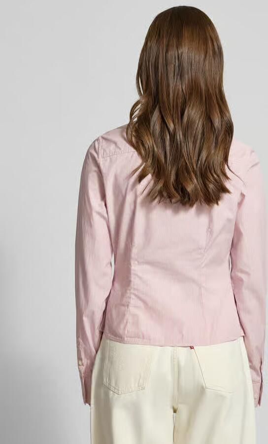 GUESS Jeans Slim fit overhemdblouse van puur katoen