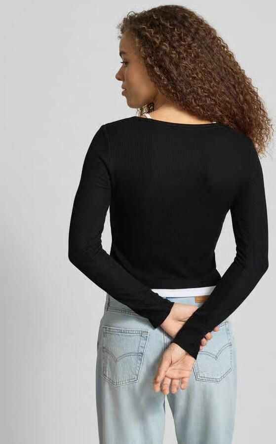 GUESS Jeans Slim fit Shirt met lange mouwen met Structuurpatroon