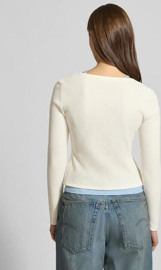 GUESS Jeans Slim fit Shirt met lange mouwen met Structuurpatroon