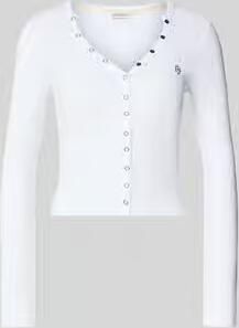 GUESS Jeans Slim fit shirt met lange mouwen van katoenmix