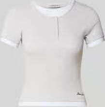 GUESS Jeans slim fit T-shirt met gestikt logo