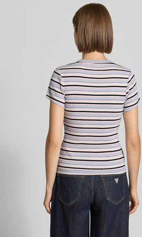 GUESS Jeans slim fit T-shirt met gestikt logo - Foto 2