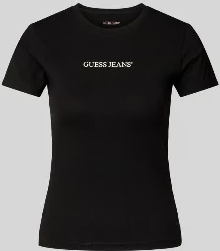 Guess Zwarte Crew Neck Tee voor Vrouwen Black Dames - Foto 2