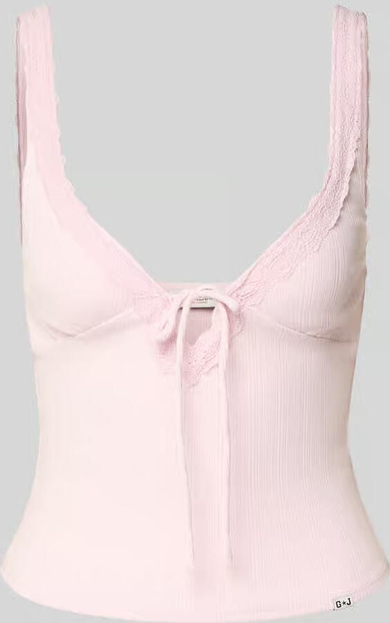 GUESS Jeans slim fit top met kant - Foto 2