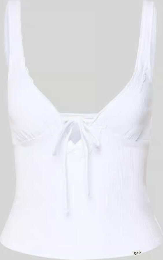 GUESS Jeans slim fit top met kant - Foto 2