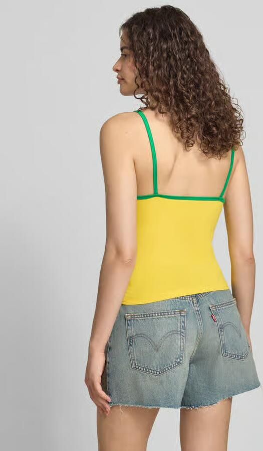 GUESS Jeans slim fit top met statementprint - Foto 3