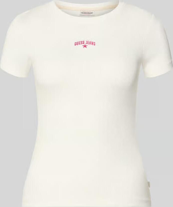 Guess T-shirt Korte Mouw GJ SS CN RIB EMBRO - Foto 2