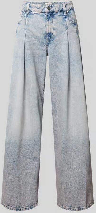 GUESS Jeans wide fit jeans met bandplooien - Foto 2