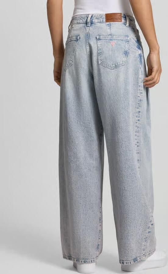 GUESS Jeans wide fit jeans met bandplooien - Foto 3