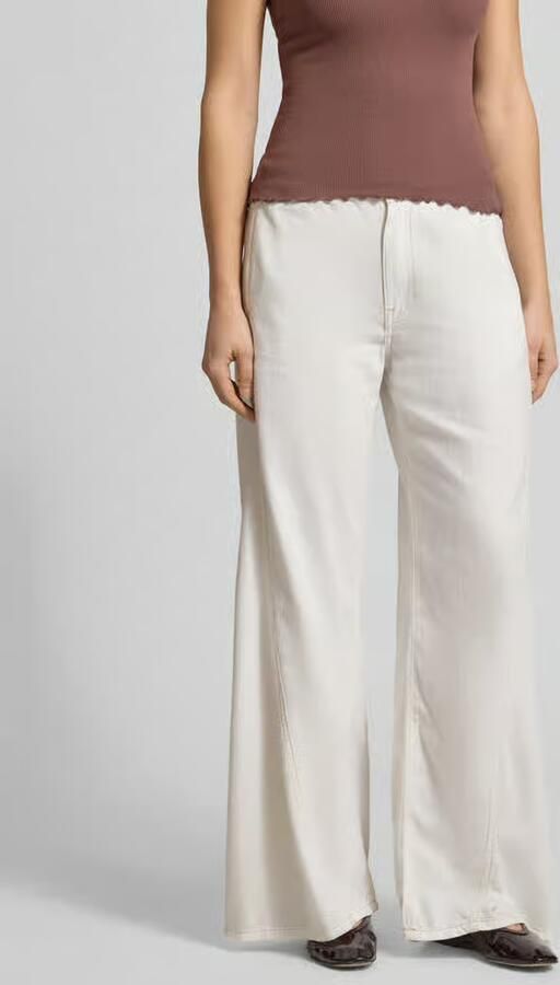 GUESS Jeans Wide leg jeans met tunnelkoord - Foto 3