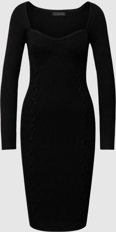 GUESS Dames Jurken Es Ls Sweethrt Margot Drs Zwart