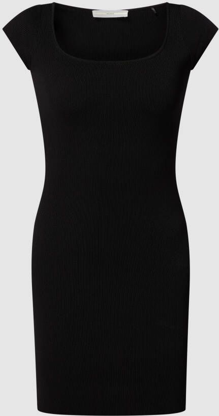 Guess Charlotte Korte Mouw Jurk Black Dames