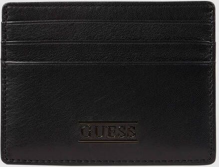 Guess Kaarthouder Portemonnee Minimalistische Stijl Black