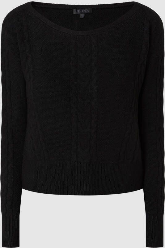 Guess Round-neck Knitwear Zwart Dames
