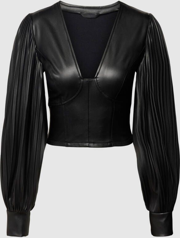 Guess Korte top in leerlook model 'LANI'