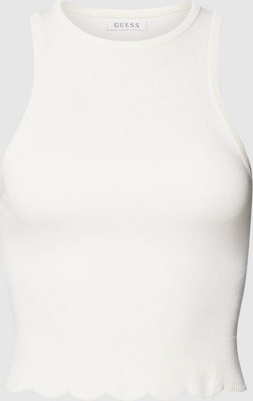 Guess Korte top met geribde zoom model 'ADA'