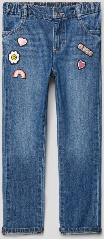 Guess Mom fit jeans met patches