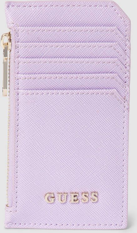Guess Pasjeshouder met labelapplicatie in metallic