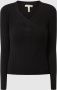 GUESS Dames Tops & T-shirts Ines Vn Ls Sweater Zwart - Thumbnail 3