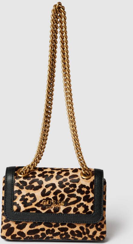 Guess Schoudertas met all-over dierenprint model 'ABEY MINI'