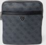 Guess Zwarte Schoudertas Vezzola Smart Crossbody Flat - Thumbnail 2