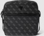 Guess Heren Vezzola Smart Top Crossbody Tas Black Heren - Thumbnail 1