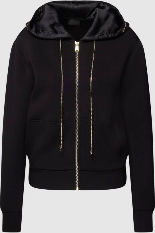 Guess Sweatjack met tunnelkoord in kettinglook model 'SIMONNE'