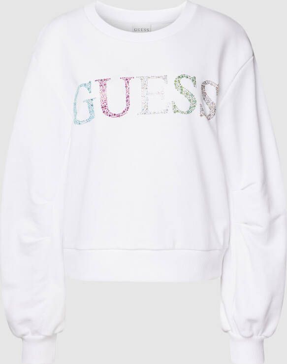 Guess Sweatshirt met labelapplicatie model 'COLORFULL'